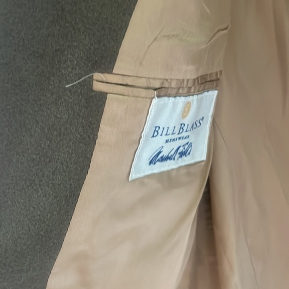 Vintage Bill Blass Khaki Green Camel Hair Blazer 43 long - Picture 10 of 15